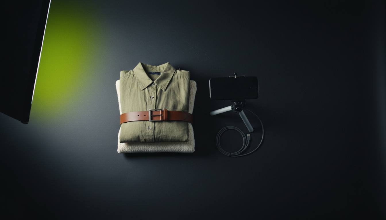 Fashion & apparel — UGC content-creation setup