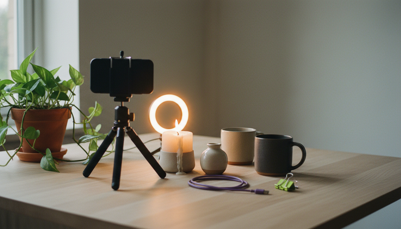 Home & lifestyle — UGC content-creation setup