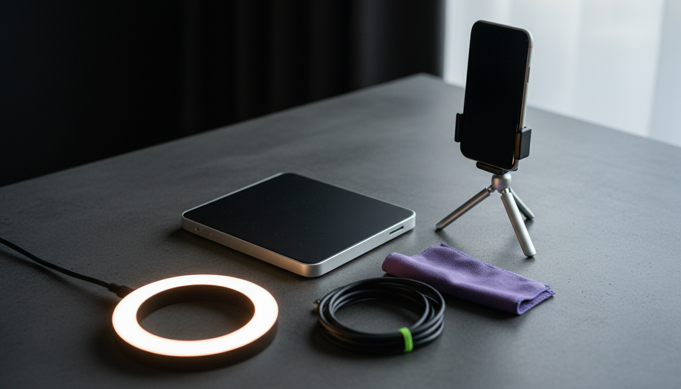 Tech & gadgets — UGC content-creation setup
